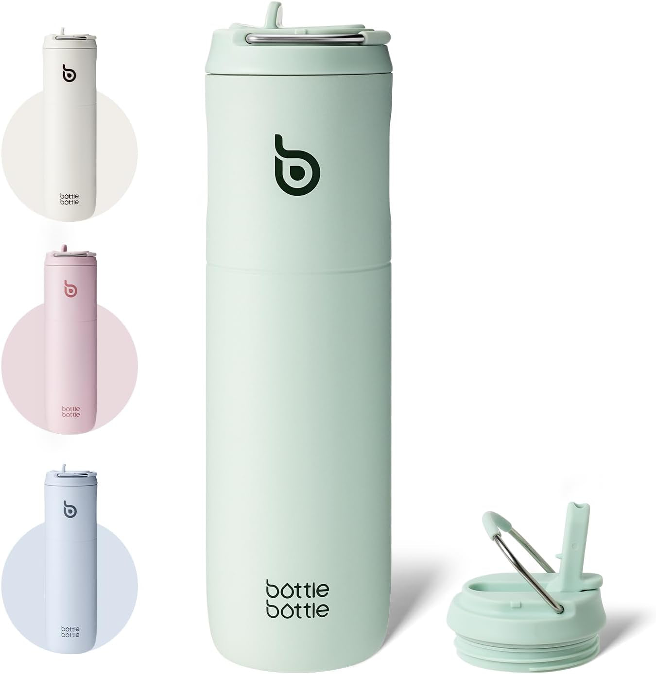 700ml Stainless Steel Water Bottle – Insulated, BPA-Free, with Straw Lid