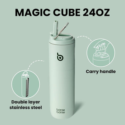 700ml Stainless Steel Water Bottle – Insulated, BPA-Free, with Straw Lid