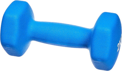 2kg Neoprene Dumbbell Pair – Hex Shape, Anti-Roll, Easy-Grip Weights